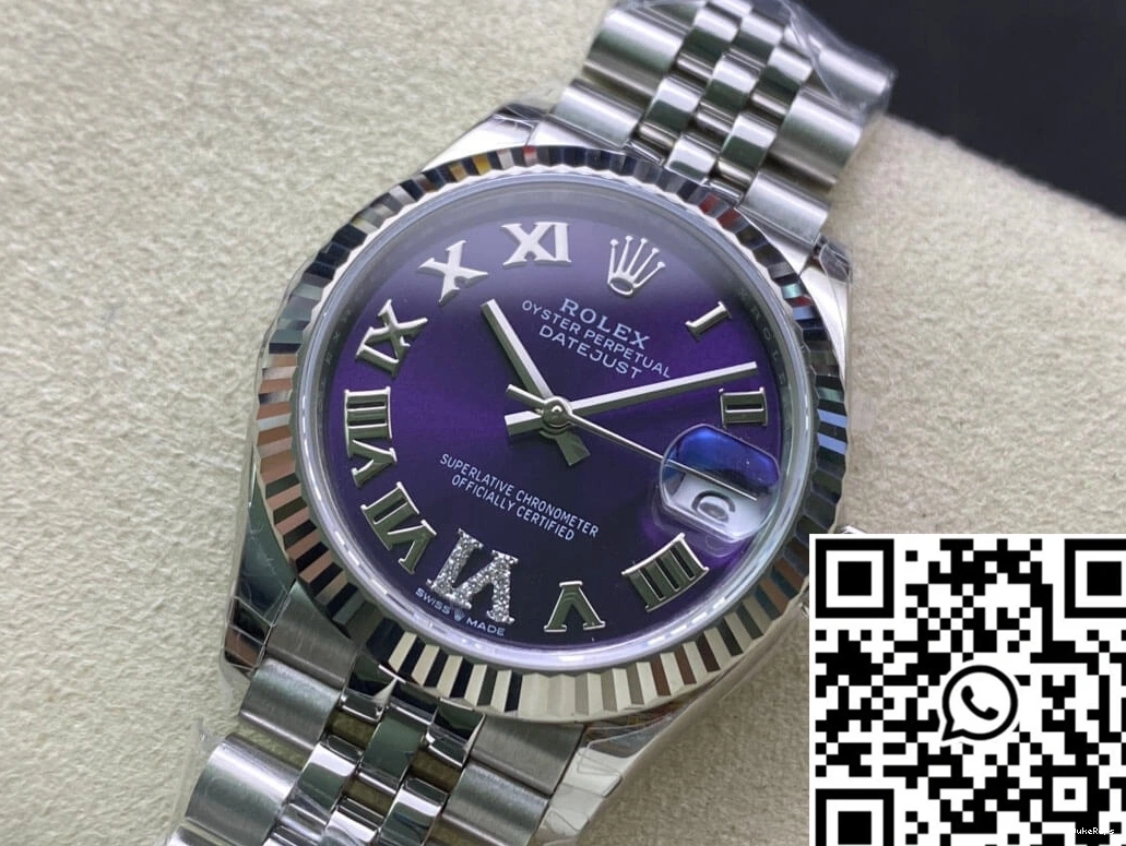 M178274-0088 EW Factory 31MM Dial Purple Datejust Rolex 1106